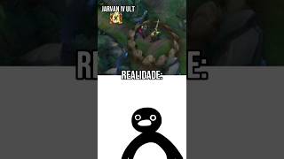 JARVAN IV ULTANDO 😂 EXPECTATIVA vs REALIDADE LEAGUE OF LEGENDS shorts [upl. by Oba]