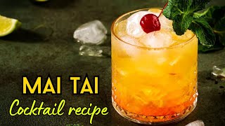 MAI TAI cocktail recipe Best recipe from Bartender Dee [upl. by Dolly]