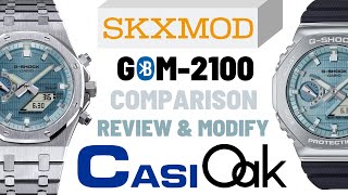 GBM2100 Comparison Review amp Modify  by SKXMOD CasiOak Gen6 quotUltraquot Modding Kit [upl. by Zeiler374]