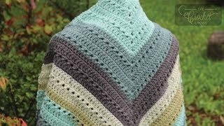 Easy Crochet More Conversation Shawl [upl. by Marnia848]