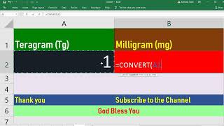 Convert Teragram to Milligram [upl. by Enaoj41]