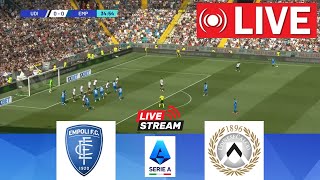 EmpoliUdinese LIVE  Lega Serie A 202425  Live match today [upl. by Bartolome]