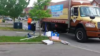 Markham City Garbage Day 262016 KHAWAJA HUSSAIN [upl. by Perrie269]