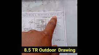 850 TR Unit Outdoor With Double Fan  And One Compressor Drawing [upl. by Eniroc]