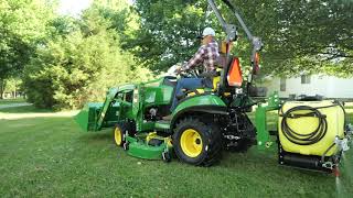 Is a small 3point liquid sprayer right for you  John Deere Tips Notebook [upl. by Rankin]