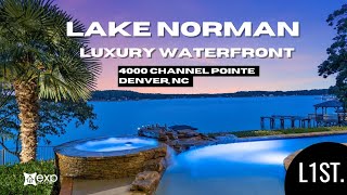 Stunning NC Lakefront Mansions Luxury Lake Norman Tour [upl. by Og]