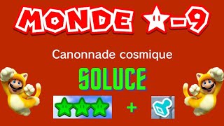 SOLUCE Monde Etoile9 CANONNADE COSMIQUE Super Mario 3D World [upl. by Esmond]