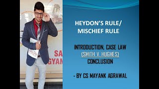 4 HEYDONS RULE  MISCHIEF RULE [upl. by Eiryt]