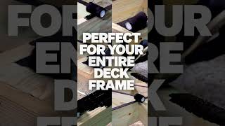 The NEW FastenMaster Deck Frame Coating is perfect for your entire deck frame [upl. by Esilram]