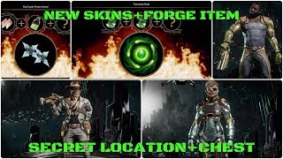 MORTAL KOMBAT 11KRYPT SECRET LOCATIONFORGE RECIPE ITEMSCHESTUHD [upl. by Esmaria661]