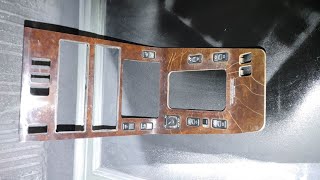 1992 Mercedes 600sel project Part 14 Center console wood panel [upl. by Massey]