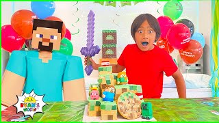 Ryans Birthday Special Minecraft theme with Kaji Family BDay [upl. by Neahs]