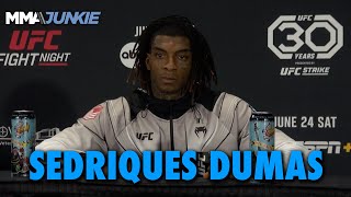 Sedriques Dumas Reflects on His First UFC Win I Felt 1000 Better  UFC on ABC 5 [upl. by Essenaj]