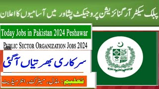 Public Sector Organization Peshawar jobs 2024Po Box No 134 Peshawar Jobs 2024today latest jobs pk [upl. by Josler977]