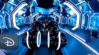 FIRST LOOK POV TRON Lightcycle  Run at Magic Kingdom Park  Walt Disney World [upl. by Aisya]