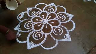 New year 2023 kolam margazhi muggulu Puthandu kolam Dhanurmasam muggulu easy rangoli pongal kolam [upl. by Proudlove]