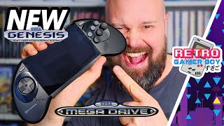 New Sega Genesis amp Mega Drive Handheld  Hyperkin Mega 95 [upl. by Kciwdahc]