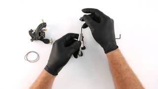 Tattoo Machine Setup  Needle and Tube [upl. by Niwled]