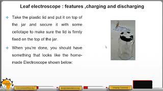 Electroscope Features Charging And Discharging [upl. by Taylor]