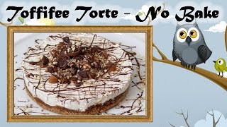 No Bake Toffifee Torte  Toffifee Cheesecake  Ohne Backen [upl. by Ahsekahs]