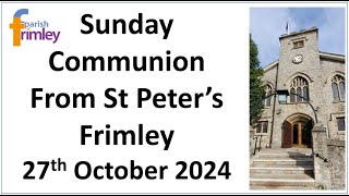 27th October Frimley St Peters [upl. by Mazel]