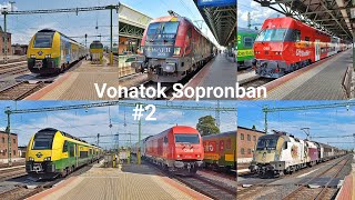 Vonatok Sopronban 2 [upl. by Hardi]