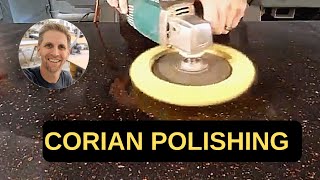 HowTo Solid Surface Countertop Finishing and Polishing  Part 2 [upl. by Chaiken158]