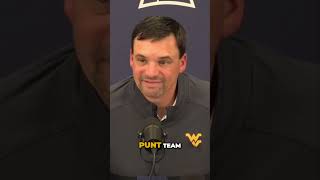 Neal Brown Talks New WVU DC Jeff Koonz [upl. by Yevette]