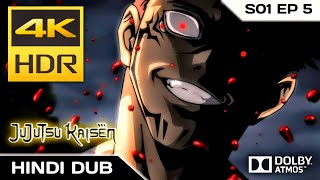 Sukuna Vs Megumi Full Fight In Hindi 4K 60FPS Jujutsu Kaisen Season 1 In Hindi dubbed Reaction [upl. by Gibby]