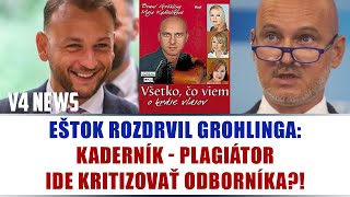 EĹ TOK ROZDRVIL GROHLINGA KADERNĂŤK  PLAGIĂTOR IDE KRITIZOVAĹ¤ ODBORNĂŤKA [upl. by Tiloine]