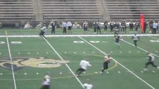 Austin Davis Lindenwood University Football Interception Spring 2013 Hazelwood West graduate [upl. by Felicie]