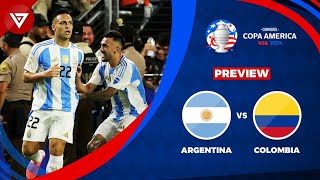 🔴 ARGENTINA vs COLOMBIA  Final COPA AMERICA 2024 Preview Predictions Lineup Head to Head [upl. by Yanaj]