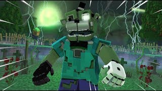 Funtime Freddy Turns Into A Zombie Minecraft FNAF Roleplay [upl. by Herby]