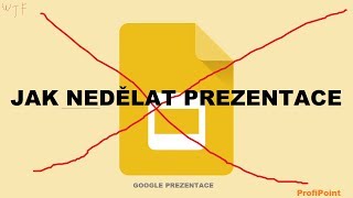 Jak NEdělat prezentaci I ProfiPoint [upl. by Aneeres]