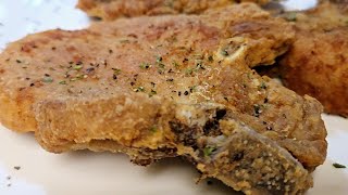 Tasty FRIED PORK CHOPS [upl. by Nnylsor]