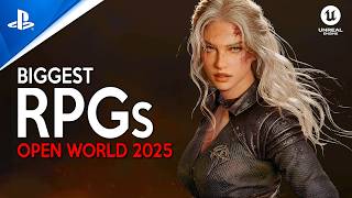 TOP 25 MOST AMBITIOUS Open World RPG Games coming out in 2025 [upl. by Ahselrac]