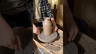 making a bottle shaped vase✌🏻 [upl. by Ahseiyt]