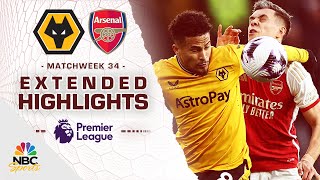 Wolves v Arsenal  PREMIER LEAGUE HIGHLIGHTS  4202024  NBC Sports [upl. by Edylc]