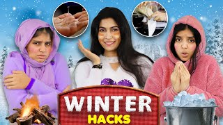 WINTER Hacks  Rich vs Normal  Makeup amp Beauty  Anaysa [upl. by Keefer469]