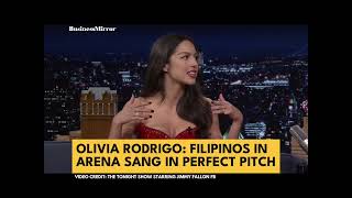 Olivia Rodrigo Filipinos in Arena Sang in Perfect Pitch [upl. by Otilesoj]