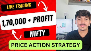 Booked 170000 Rupees in 1 hour  Nifty option buying strategy [upl. by Terces]