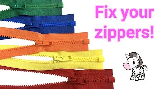 How to reattach a zipper pull Fix your zippers [upl. by Ettezzil]