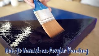 How to Varnish an Acrylic Painting [upl. by Adyela]