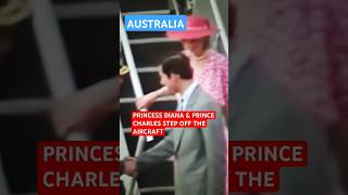 PRINCESS DIANA AUSTRALIA STEPS OFF AIRCRAFTprincecharles PRINCESSDSHORTS CATHERINE WILLIAMSHORTS [upl. by Norej]