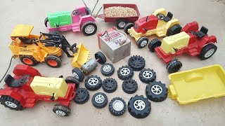 Homemade Remote Control Tractor  Mini Tractor Making in tamil [upl. by Donatelli]