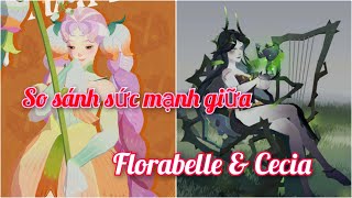 Hành Trình Afk  So sánh sức mạnh giữa Florabelle và Cecia [upl. by Arukas]