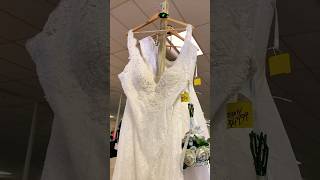 WEDDING DRESS Size 14 thrift [upl. by Ardnekat]