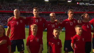 Norway vs Spain National Anthem  EURO 2024 Qualifiers [upl. by Tucky]