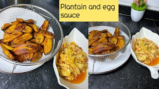 Plantain and egg sauce [upl. by Apul]