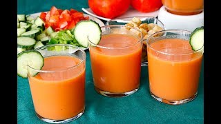 Gazpacho Andaluz ⭐️¡La receta ganadora [upl. by Nadiya895]